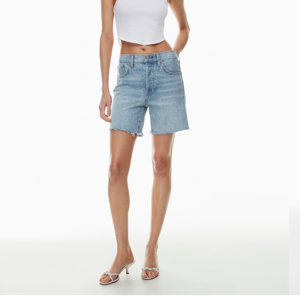NWT Aritzia - The Denim Forum Hi-Rise Straight Short